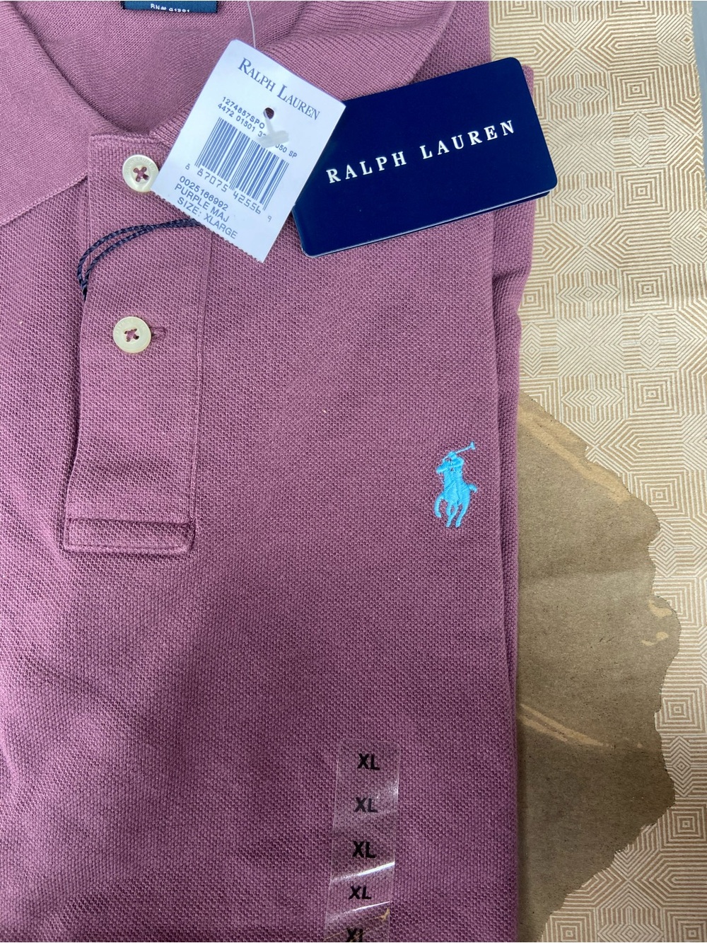 NWT Ralph Lauren Women’s Skinny Polo with Aqua Pony Embroidery - Picture 3 of 5